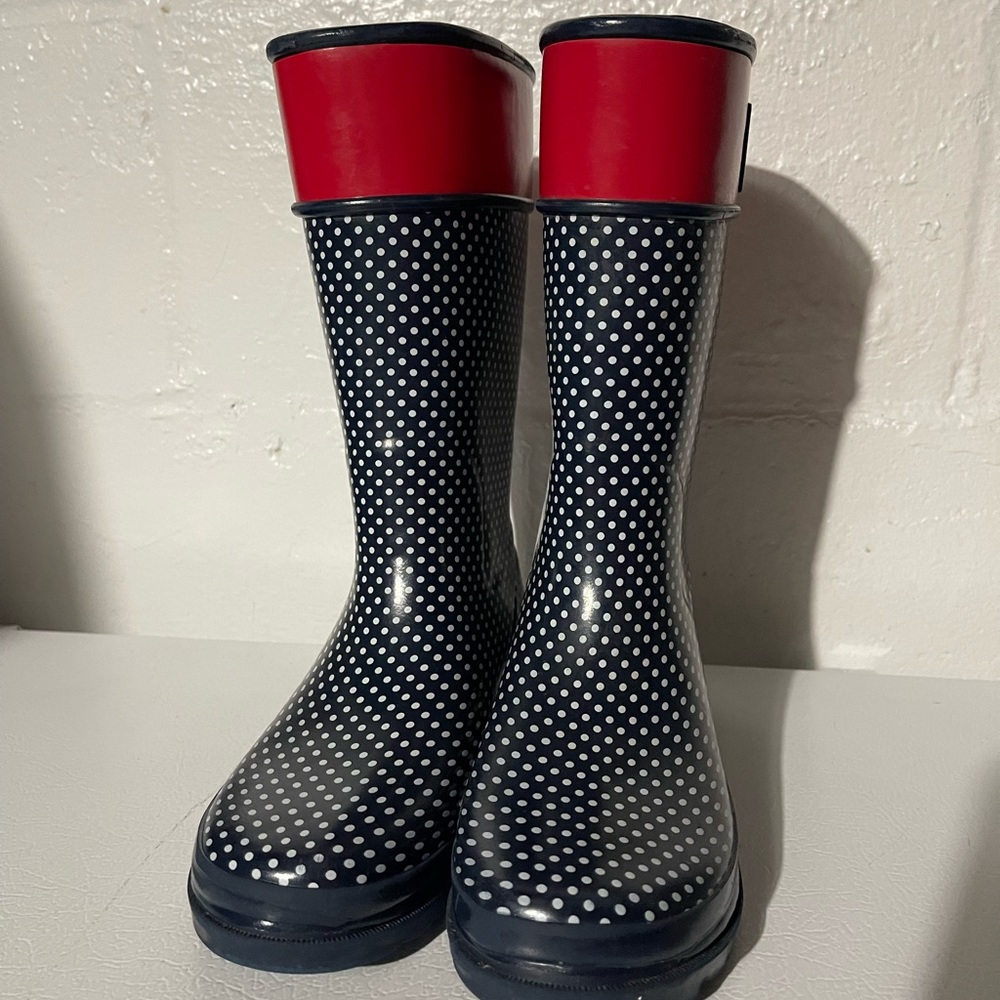 Sperry Top Sider Girls Kids Pelican
Waterproof Rubber Rain Boots Tall